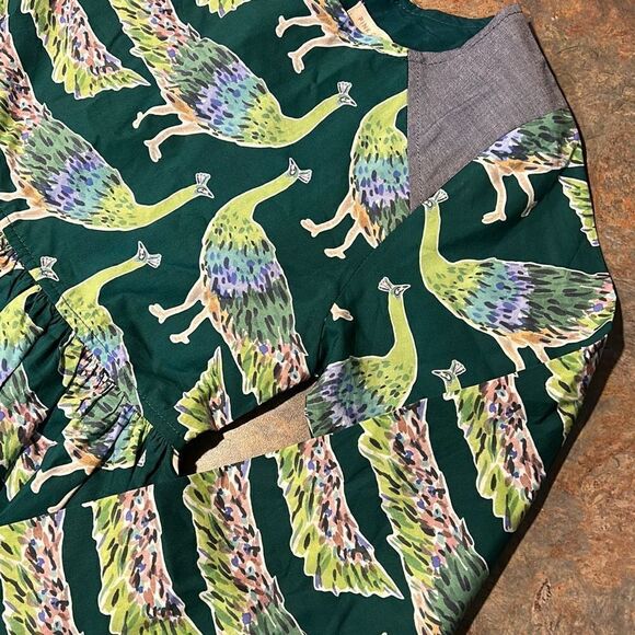 Pink Chicken New York Peacock Green Dress size 10 - Picture 3 of 11